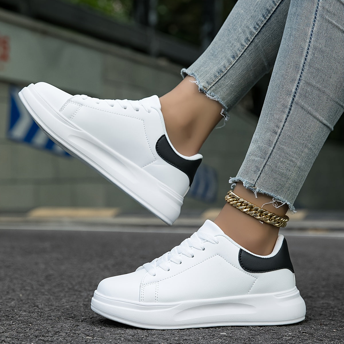 Women's Comfortable Textile Sneakers with Clean Design | Serenza London