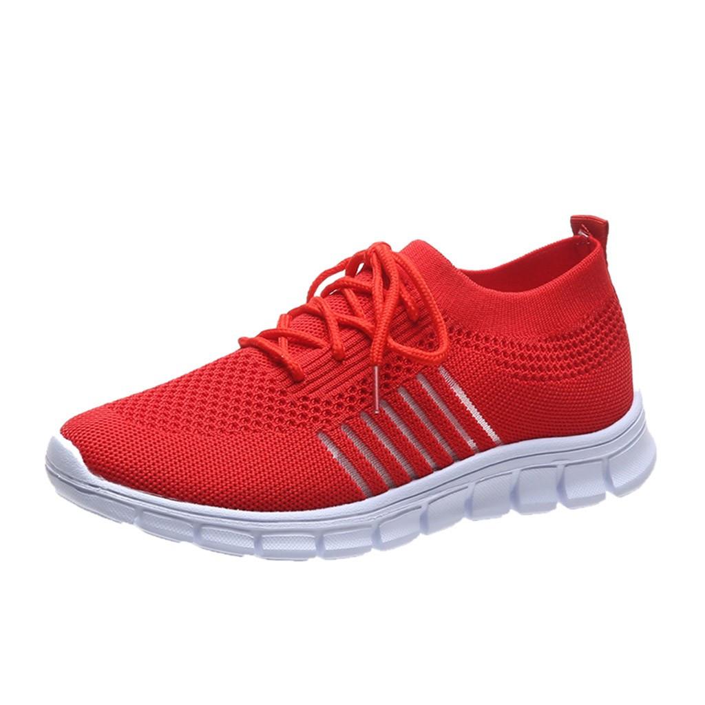Women's Orthopedic Knit Sneakers with Lace Up Closure | Serenza London