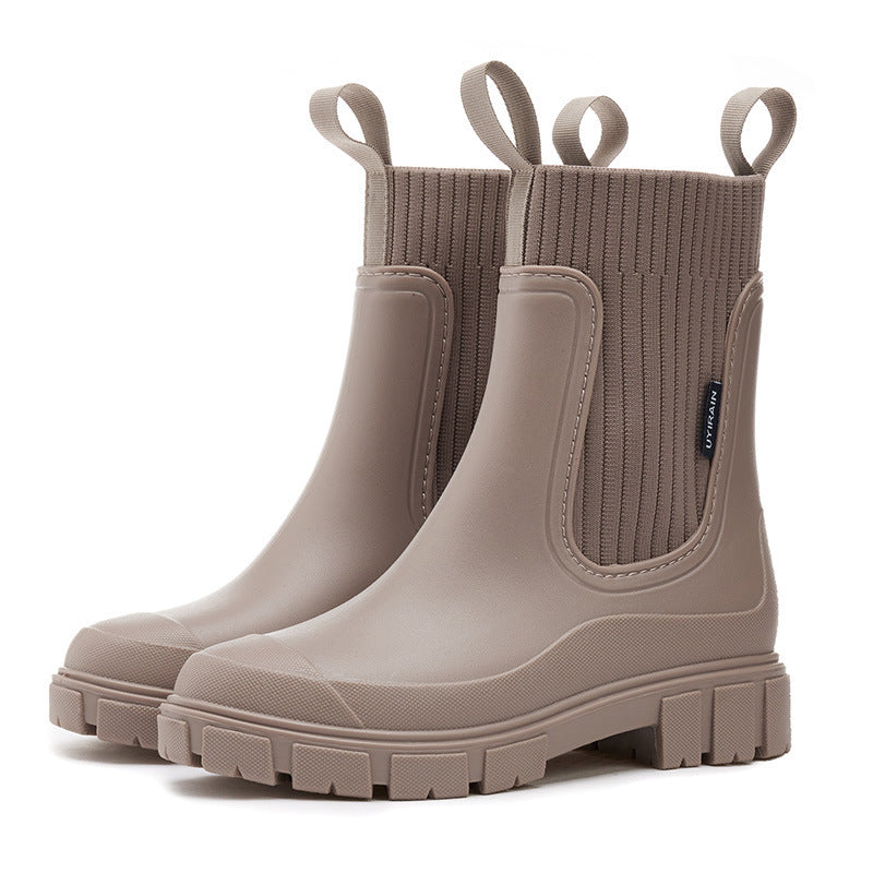 Women's Waterproof Chelsea Rain Boots | Serenza London