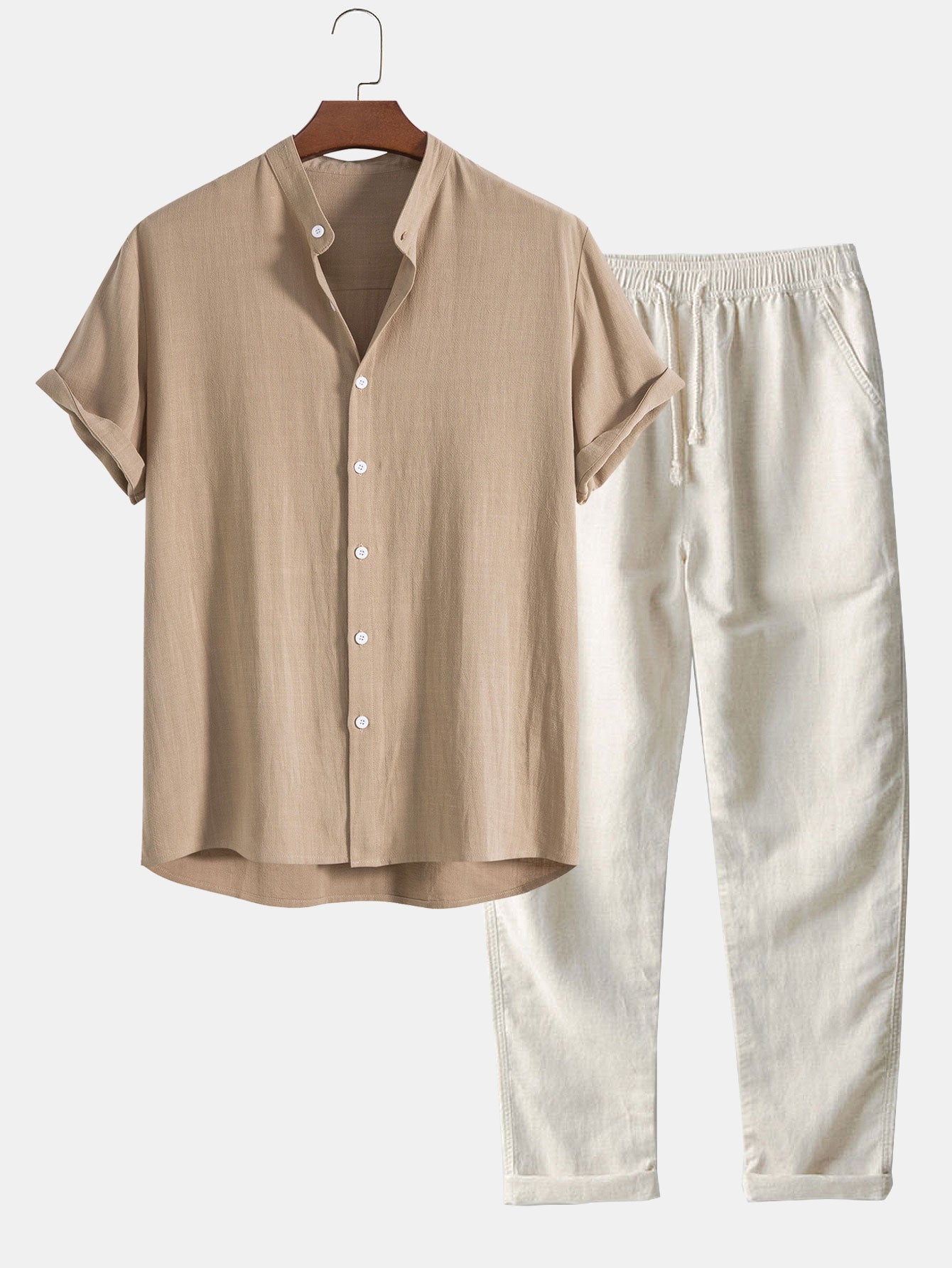 Freddie | Men's Summer Set with Drawstring Trousers
