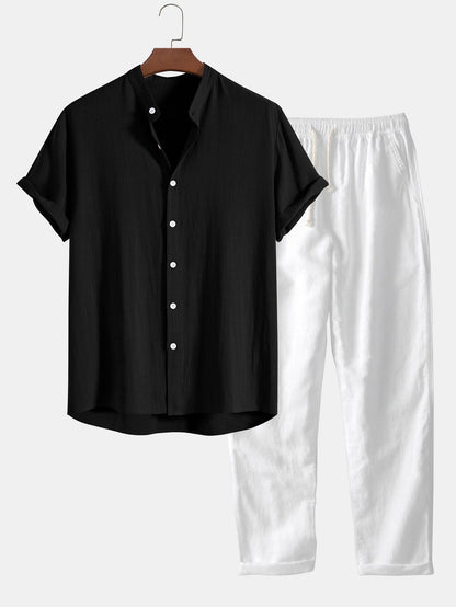 Freddie | Men's Summer Set with Drawstring Trousers