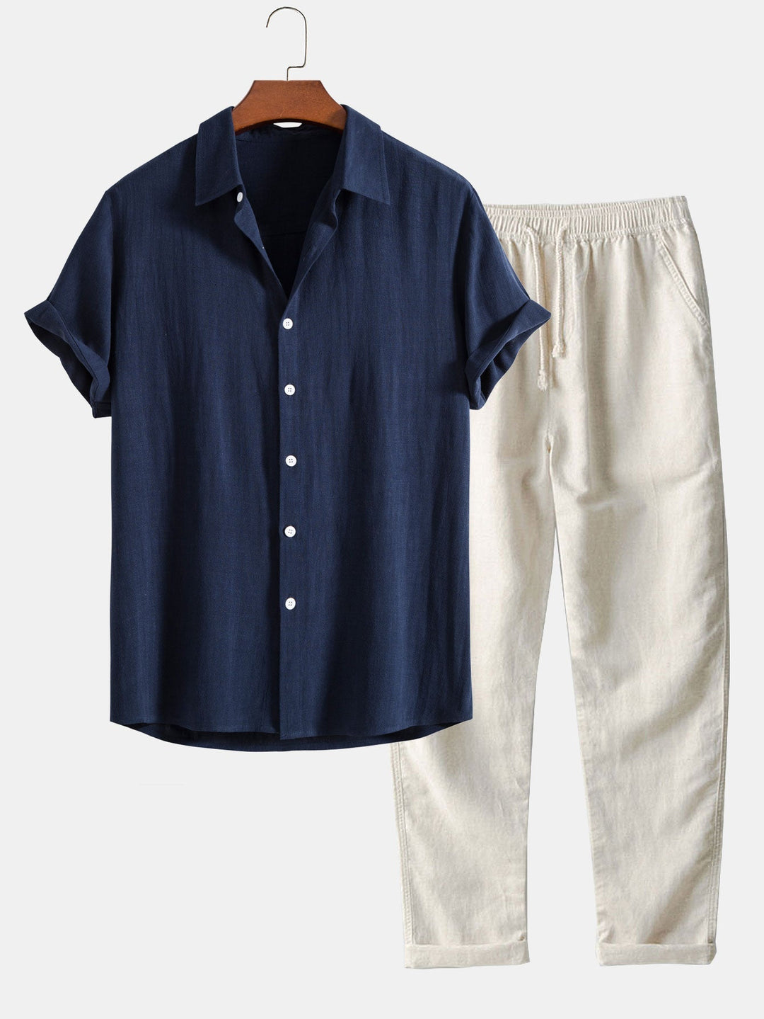 Freddie | Men's Summer Set with Drawstring Trousers
