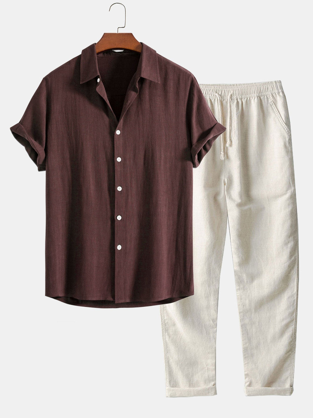 Freddie | Men's Summer Set with Drawstring Trousers