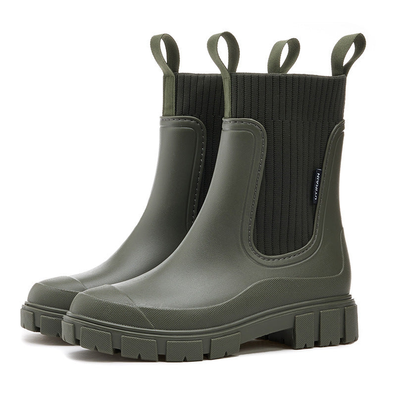 Women's Waterproof Chelsea Rain Boots | Serenza London