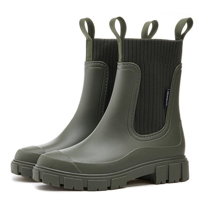 Women's Waterproof Chelsea Rain Boots | Serenza London