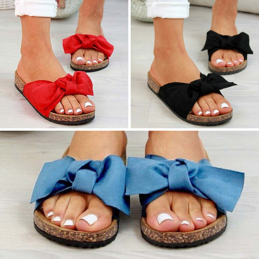 Women's Orthopedic Sandals with Bow Detail | Serenza London