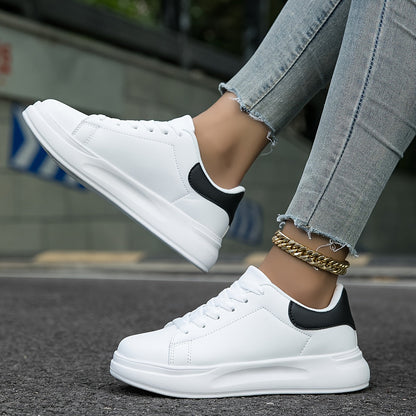 Women's Comfortable Textile Sneakers with Clean Design | Serenza London