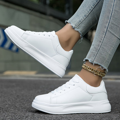 Women's Comfortable Textile Sneakers with Clean Design | Serenza London