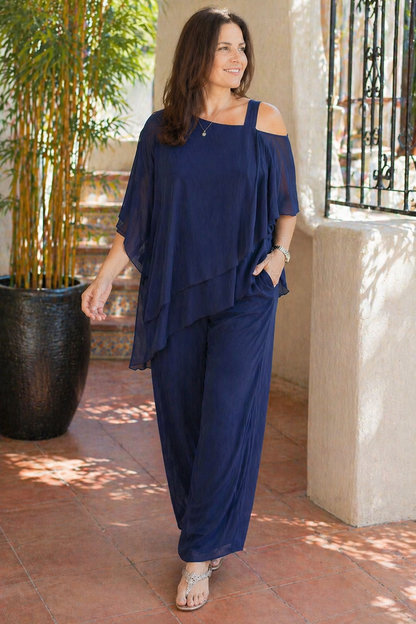 Luxury Chiffon Set for Elegant Evenings | Serenza London