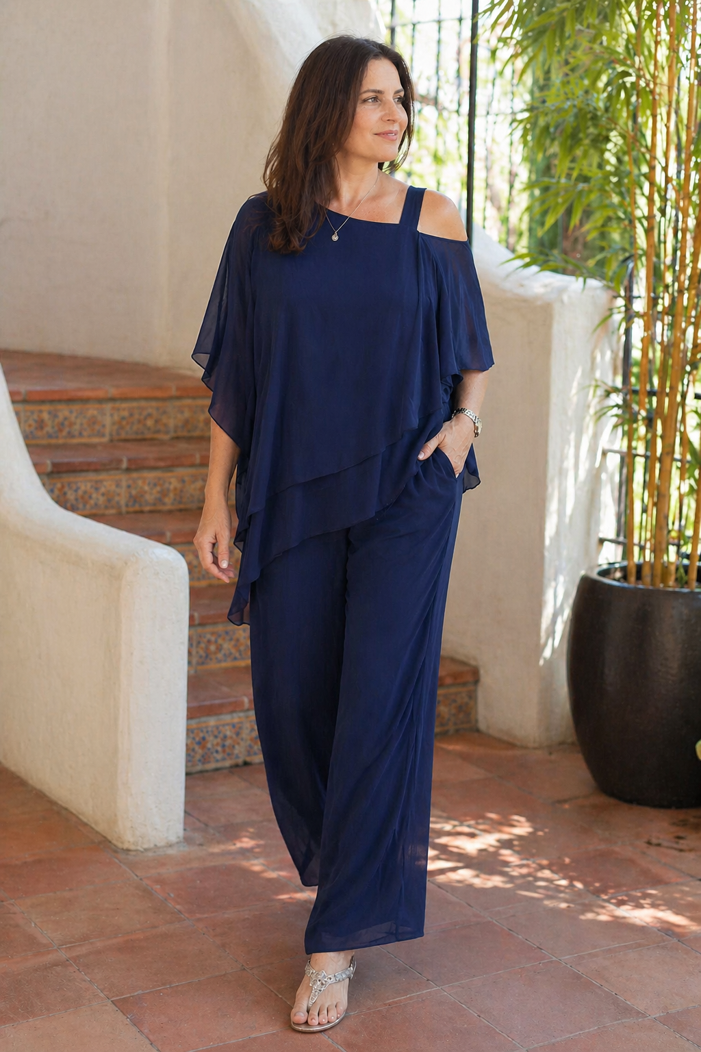 Luxury Chiffon Set for Elegant Evenings | Serenza London