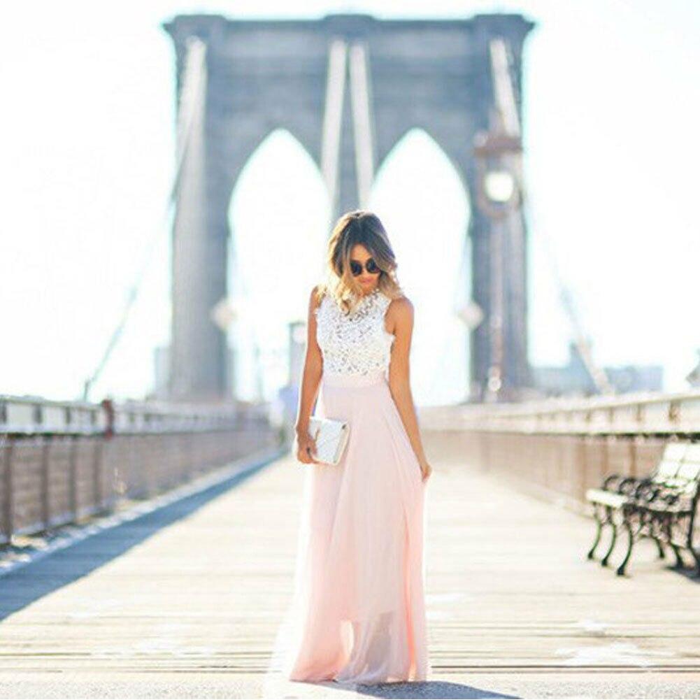 Women's Lace Maxi Dress for Summer Occasions | Serenza London
