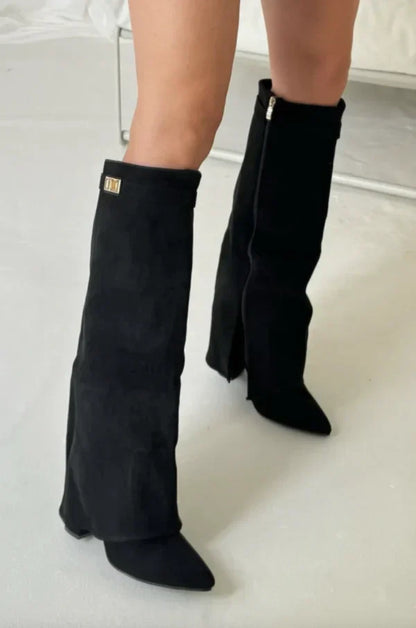 Niamh | Premium Knee High Boots with Pointed Toe