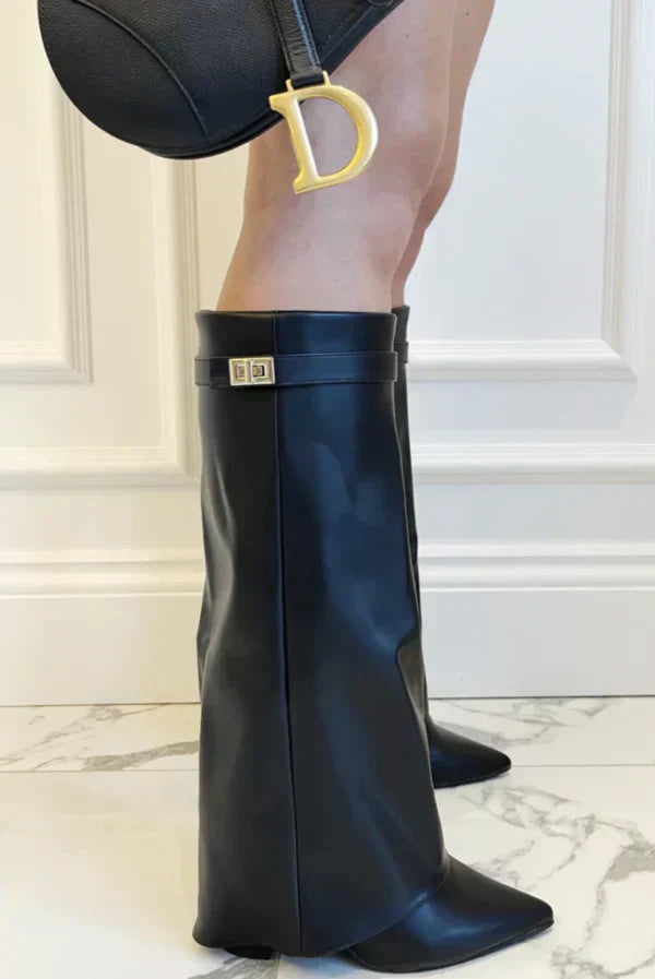 Niamh | Premium Knee High Boots with Pointed Toe