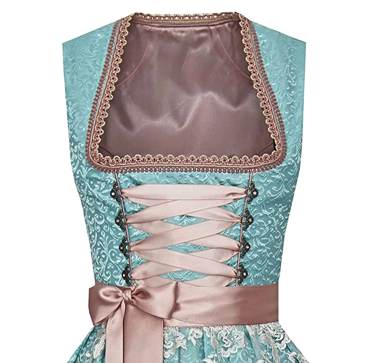 Women's Tracht Dress with Lace Overlay | Serenza London