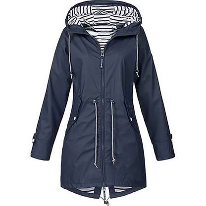 Women's Waterproof Hooded Rain Jacket | Serenza London