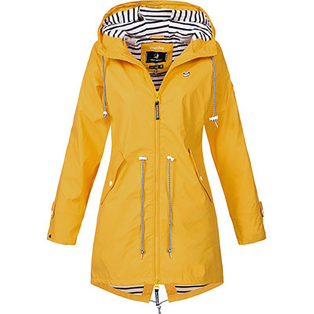 Women's Waterproof Hooded Rain Jacket | Serenza London