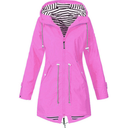 Women's Waterproof Hooded Rain Jacket | Serenza London