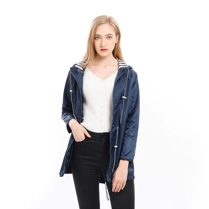 Women's Waterproof Hooded Rain Jacket | Serenza London