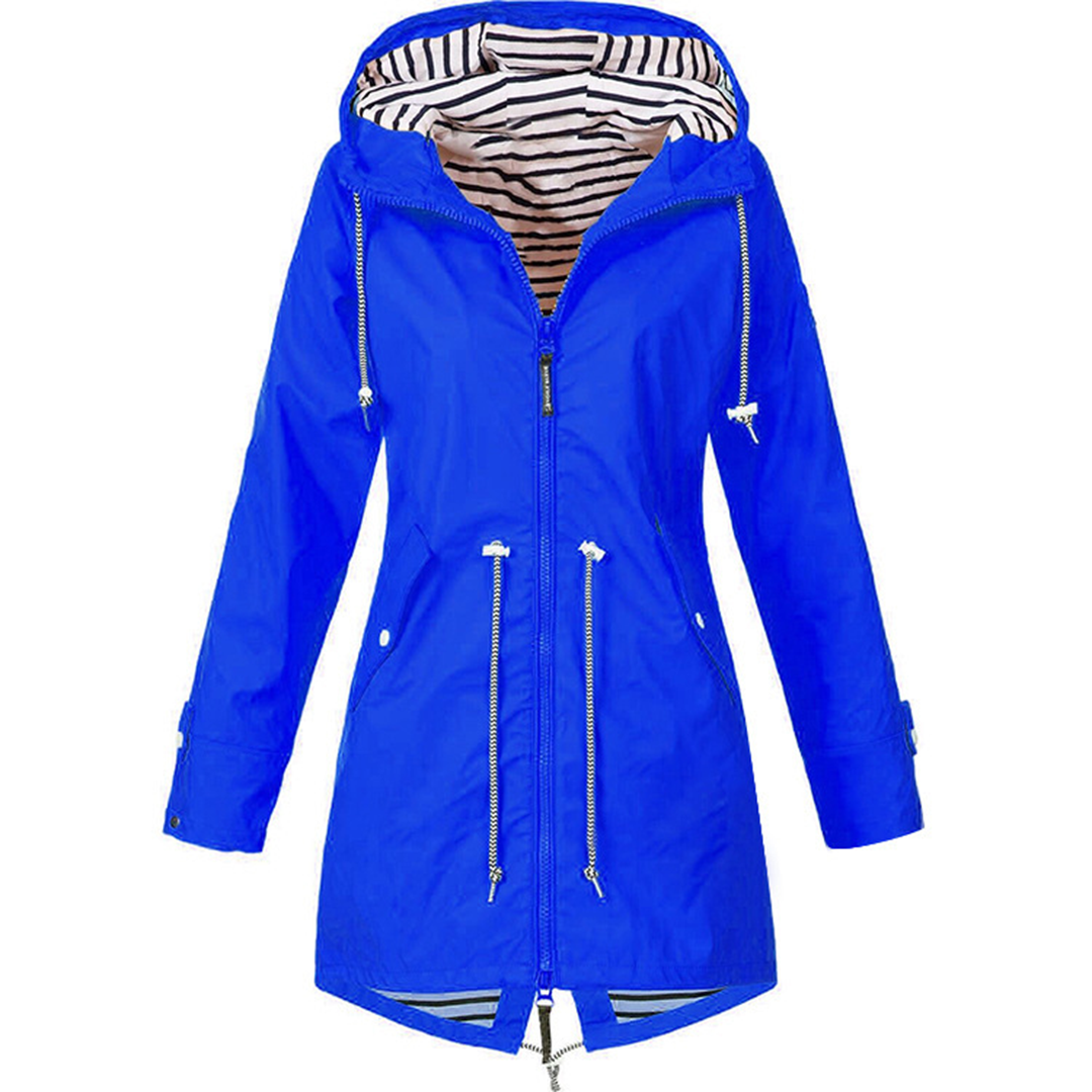Women's Waterproof Hooded Rain Jacket | Serenza London