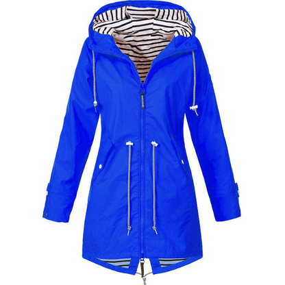 Women's Waterproof Hooded Rain Jacket | Serenza London