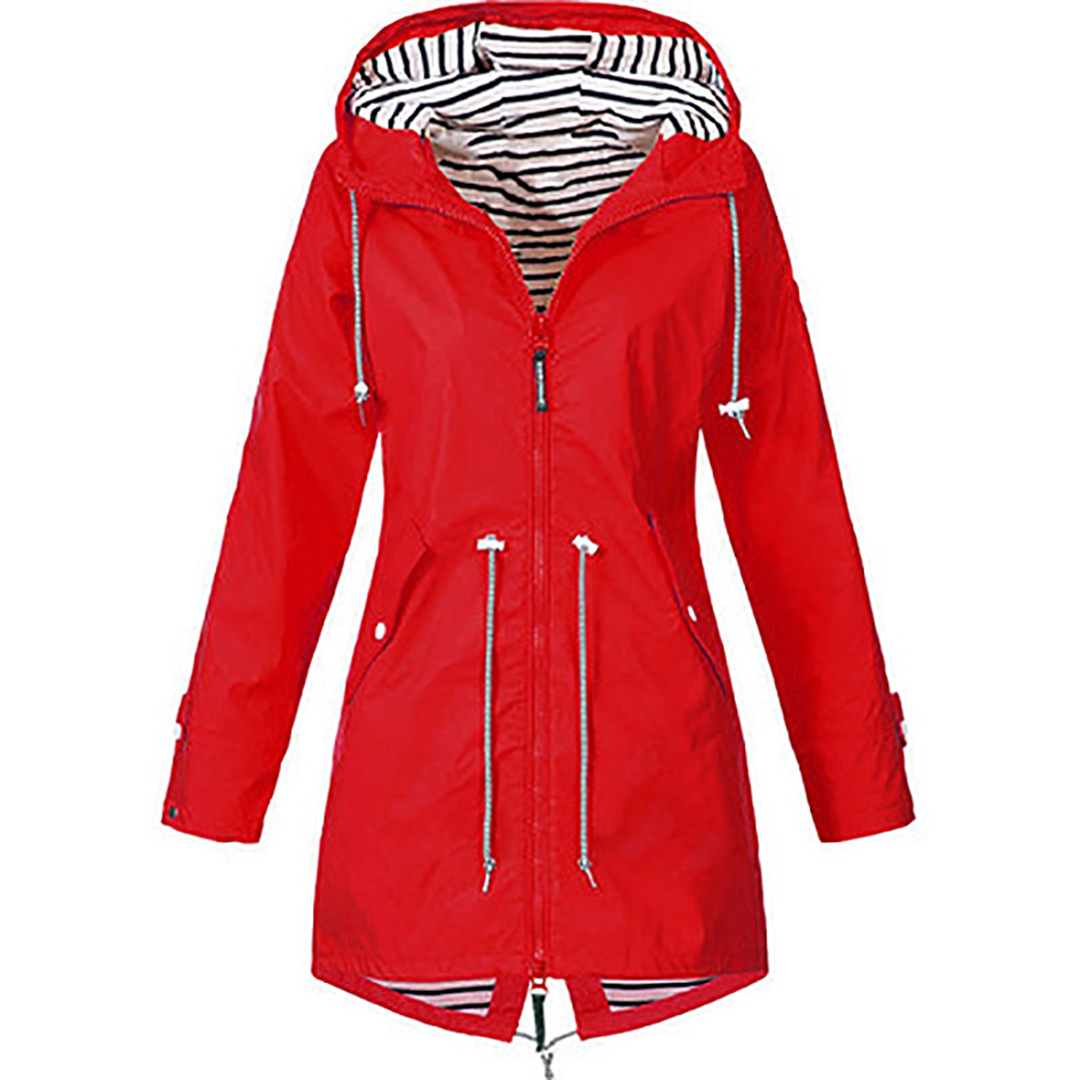 Women's Waterproof Hooded Rain Jacket | Serenza London