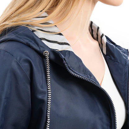 Women's Waterproof Hooded Rain Jacket | Serenza London