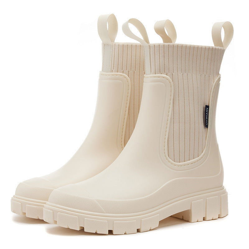 Women's Waterproof Chelsea Rain Boots | Serenza London