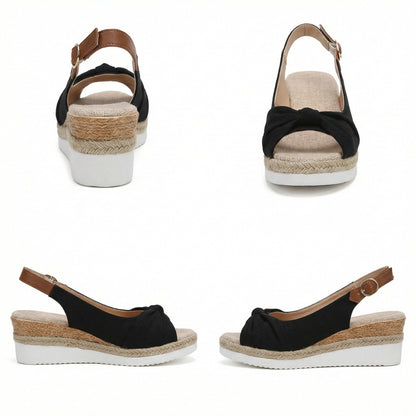 Orthopedic Sandals with Knot Detail | Serenza London