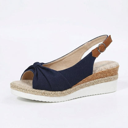 Orthopedic Sandals with Knot Detail | Serenza London