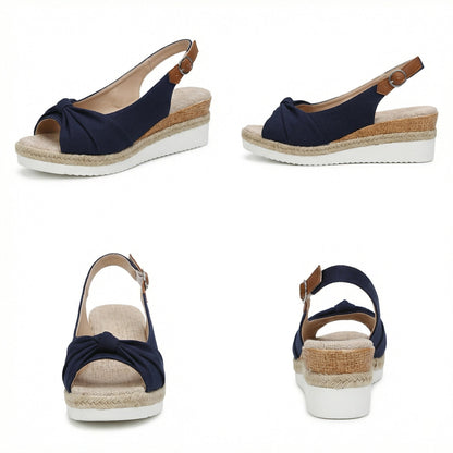 Orthopedic Sandals with Knot Detail | Serenza London