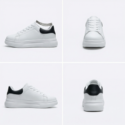 Women's Comfortable Textile Sneakers with Clean Design | Serenza London