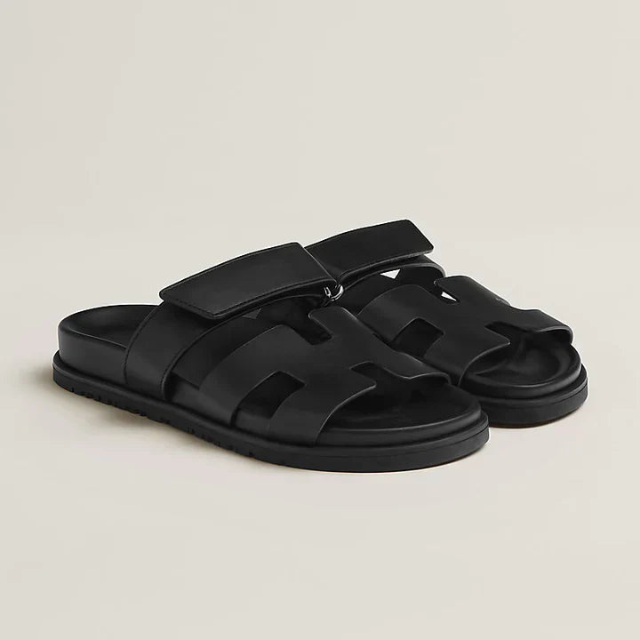 Women's Minimalist Sandals with Wide Straps | Serenza London