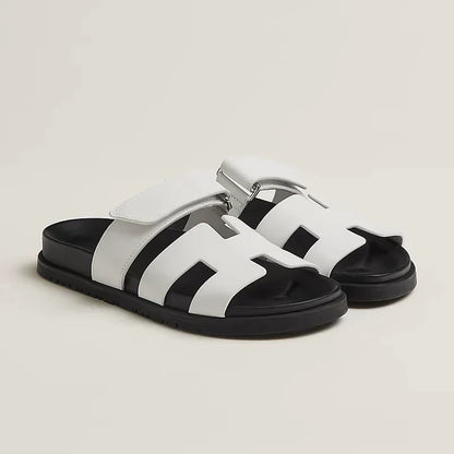 Women's Minimalist Sandals with Wide Straps | Serenza London