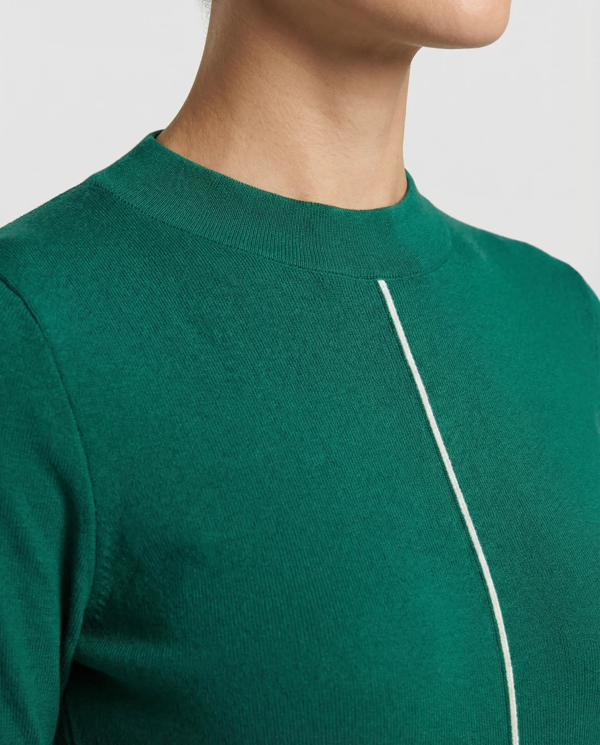 Emma | Knit Midi Dress with Mock Neck