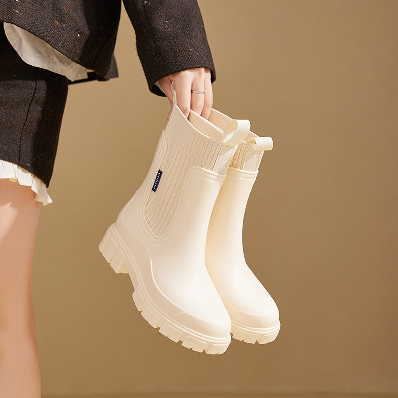 Women's Waterproof Chelsea Rain Boots | Serenza London