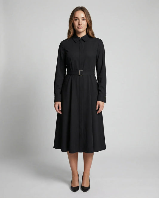 Lily | V-neck women’s midi dress