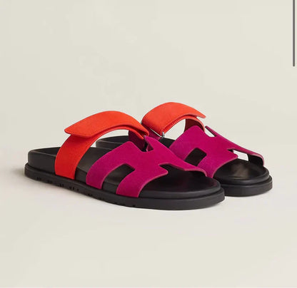 Women's Minimalist Sandals with Wide Straps | Serenza London