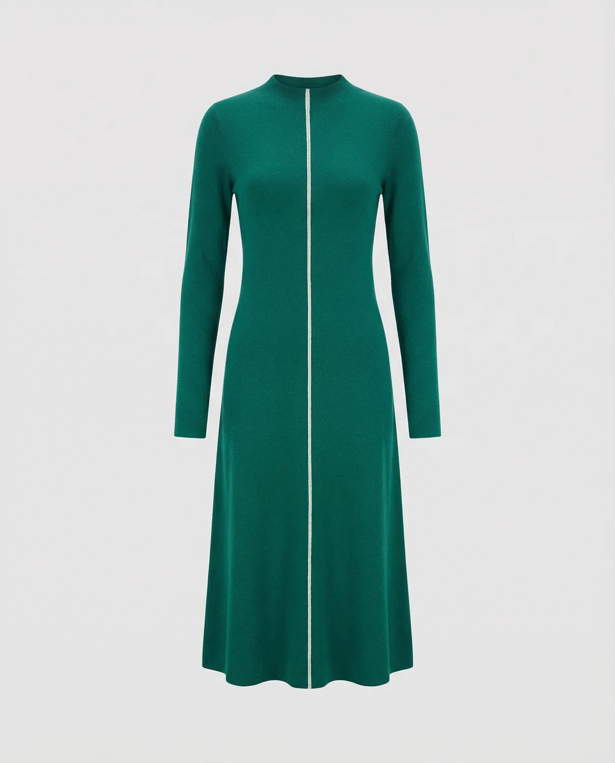 Emma | Knit Midi Dress with Mock Neck