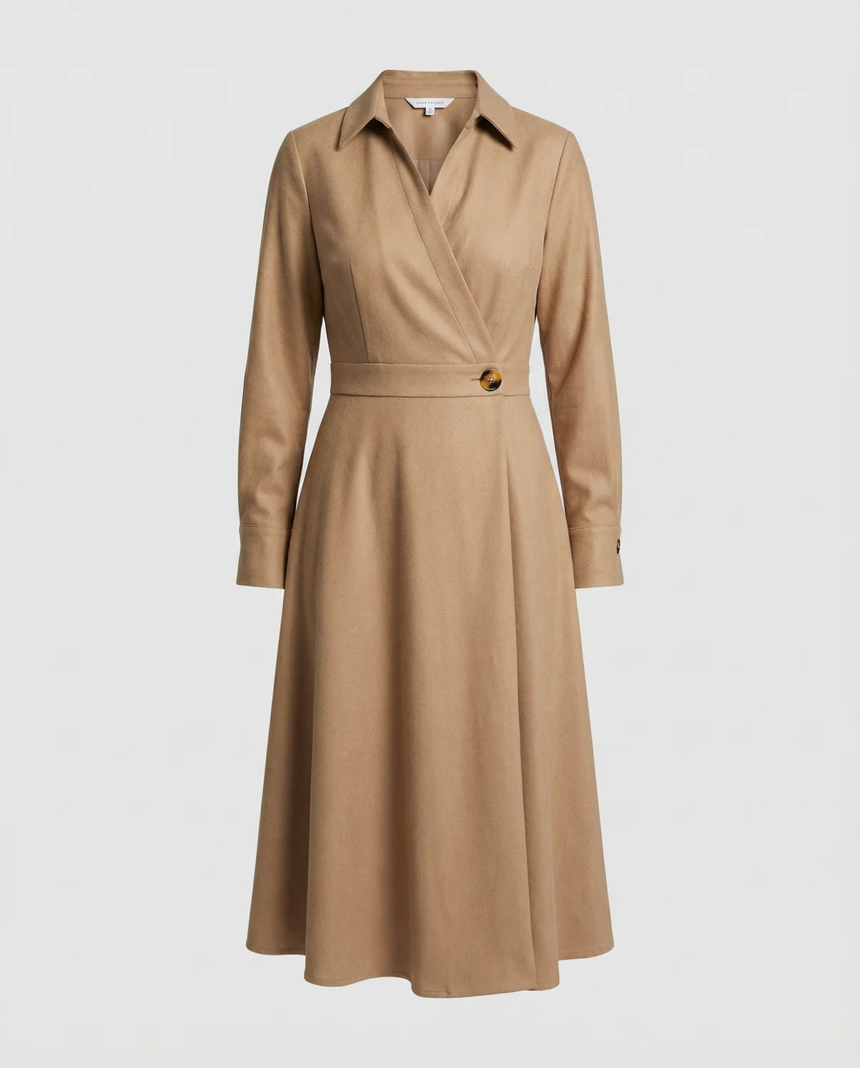 Sophie | Asymmetrical Midi Dress with Buckle Waist