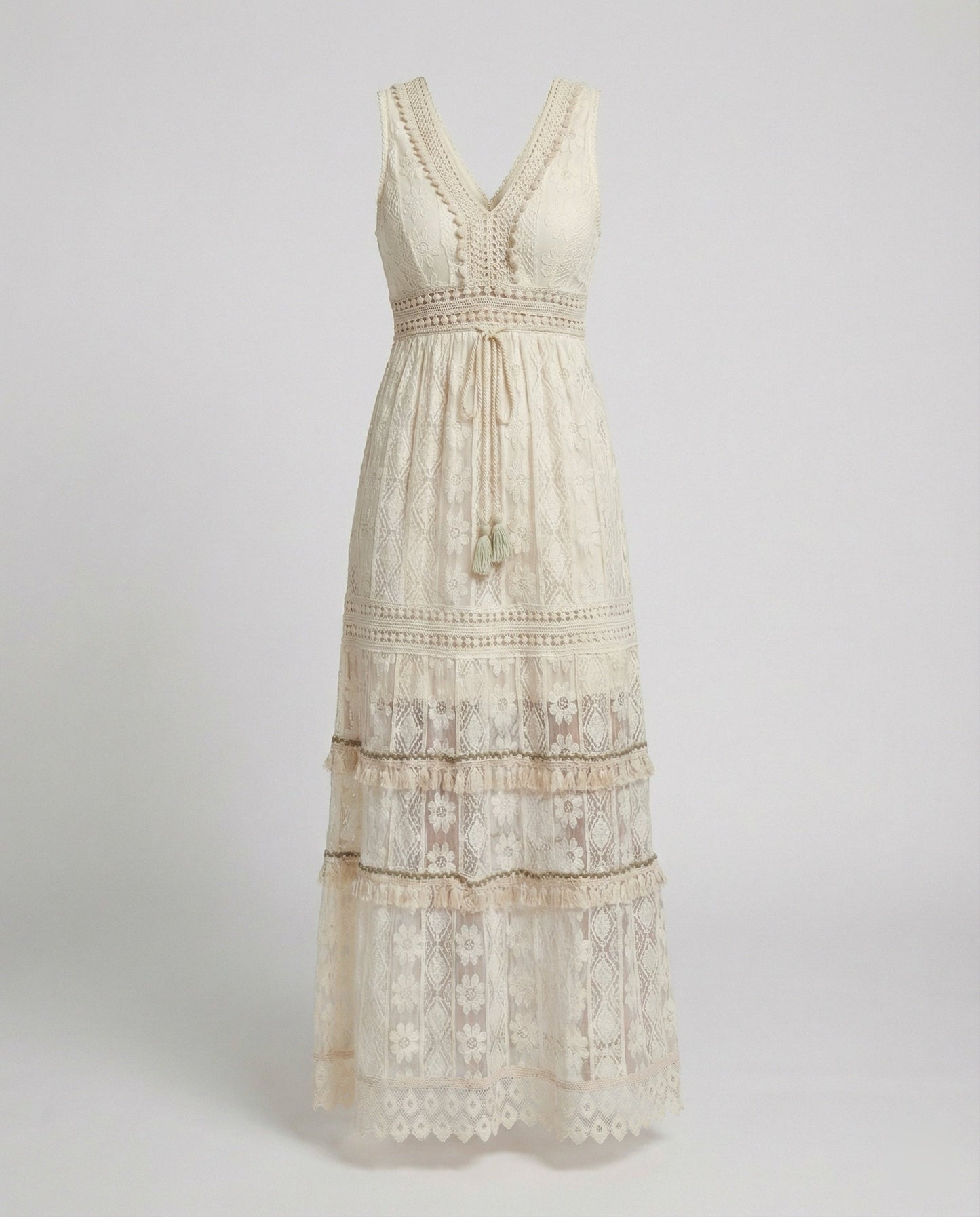 Boho Lace Maxi Dress for Summer | Serenza London