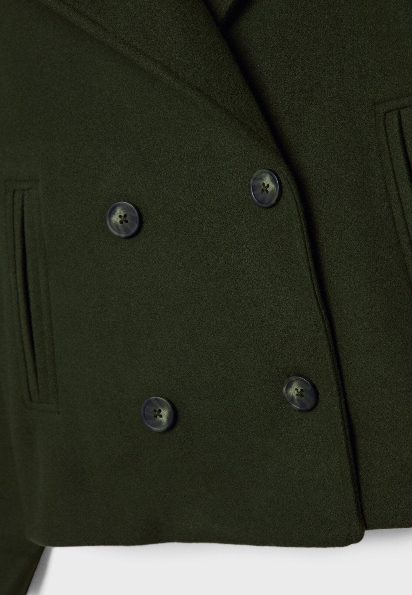 Women's Cropped Jacket with Double Breasted Design | Serenza London