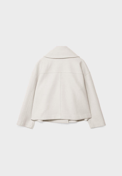 Women's Cropped Jacket with Double Breasted Design | Serenza London