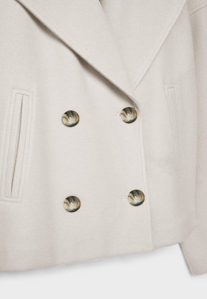 Women's Cropped Jacket with Double Breasted Design | Serenza London