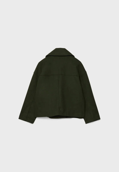 Women's Cropped Jacket with Double Breasted Design | Serenza London